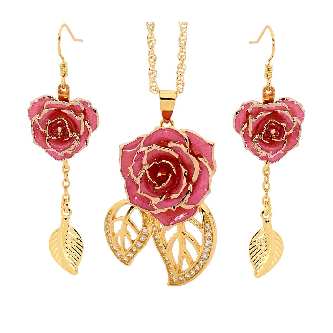 Gold and roses jewelry sale