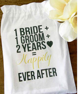 Romantic 2nd Wedding Anniversary Gift 