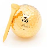 Eternity Rose Gold Dipped Golf Ball
