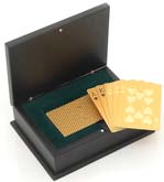 Gold Dipped Poker Cards