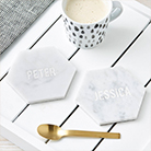 Cool birthday gifts - marble coasters