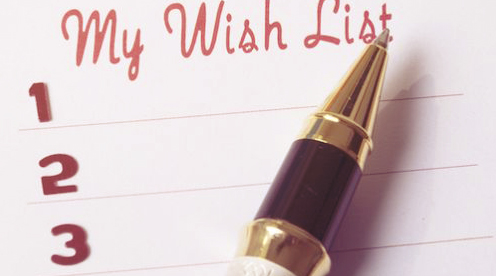 Birthday gift etiquette - wishlist