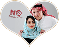 Valentine's day celebration in Saudi Arabia